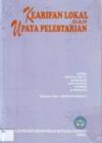 Image of KEARIFAN LOKAL DAN UPAYA PELESTARIAN