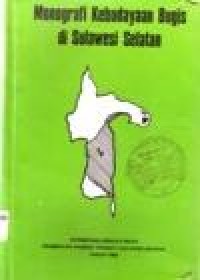 Image of MONOGRAFI KEBUDAYAAN BUGIS DI SULAWESI SELATAN