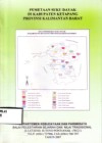 Image of PEMETAAN SUKU DAYAK DI KABUPATEN KETAPANG PROVINSI KALIMANTAN BARAT