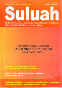 Image of SULUAH  VOL. 20 NO. 2 NOVEMBER 2017