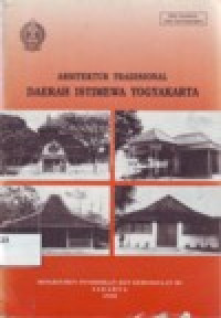 Image of ARSITEKTUR TRADISIONAL DAERAH ISTIMEWA YOGYAKARTA