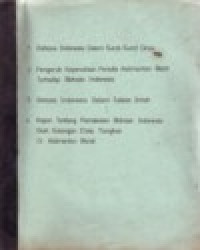 Image of BAHASA INDONESIA DALAM SURAT-SURAT DINAS