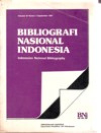 Image of BIBLIOGRAFI NASIONAL INDONESIA VOL. 35 NO. 3