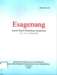 Image of ESAGENANG VOL 7 NO 13 FEBRUARI 2009