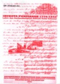 Image of IBUKOTA PONTIANAK 1779-1942 LAHIR DAN BERKEMBANGNYA SEBUAH KOTA KOLONIAL