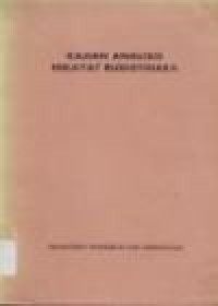 Image of KAJIAN ANALISIS HIKAYAT BUDISTIHARA