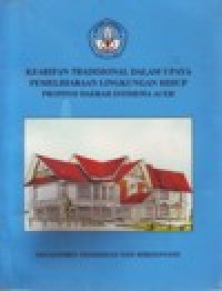 Image of KEARIFAN TRADISIONAL DALAM UPAYA PEMELIHARAAN LINGKUNGAN HIDUP PROPINSI DAERAH ISTIMEWA ACEH