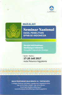 Image of MAKALAH SEMINAR NASIONAL HASIL PENELITIAN BPNB SE-INDONESIA