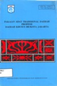 Image of PAKAIAN ADAT TRADISIONAL DAERAH PROPINSI DAERAH KHUSUS IBUKOTA JAKARTA