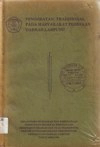 Image of PENGOBATAN TRADISIONAL PADA MASYARAKAT PEDESAAN DAERAH LAMPUNG