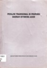 Image of PERAJIN TRADISIONAL DI PROPINSI DAERAH ISTIMEWA ACEH