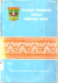 Image of SEJARAH PENDIDIKAN DAERAH SUMATERA BARAT