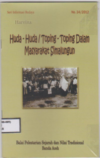 Image of HUDA-HUDA/TOPING-TOPING DALAM MASYARAKAT SIMALUNGUN