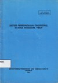 Image of SISTEM PEMERINTAHAN TRADISIONAL DI NUSA TENGGARA TIMUR