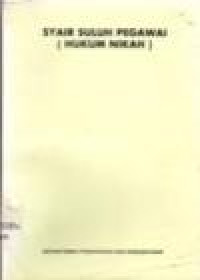 Image of SYAIR SULUH PEGAWAI (HUKUM NIKAH)