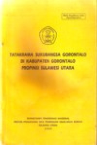 Image of TATAKRAMA SUKUBANGSA GORONTALO DI KABUPATEN GORONTALO PROPINSI SULAWESI UTARA